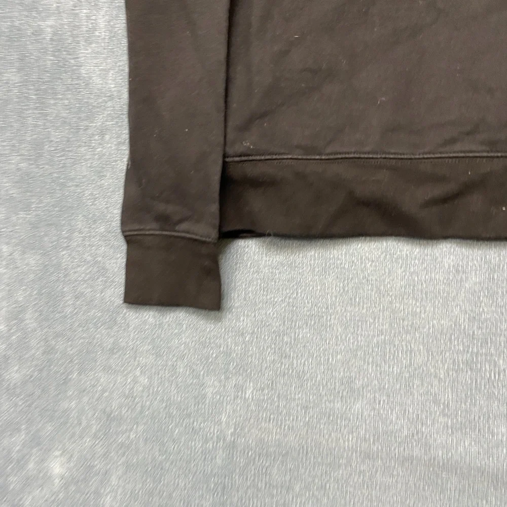 Nike Air Jordan Hoodie Men XL Black Fleece Lined Kangaroo Pocket Ribbed Pullover